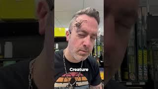 Spider On Peoples Faces? 