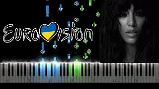 Loreen - Tattoo  Sweden   Grand Final  Eurovision 2023 Piano Tutorial