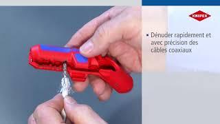 Pince universelle à dégainer Ergostrip Knipex