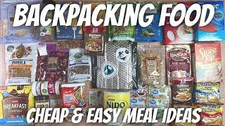 My Favorite GROCERY STORE BACKPACKING FOOD  Cheap & Easy Backpacking Meal Ideas