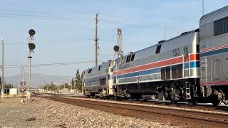 Amtrak Heritage Units Lead Southwest Chief wMeet - Amtrak 184 & 130