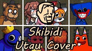 Skibidi but Every Turn a Different Character Sings FNF Skibidi but Everyone sings - UTAU Cover