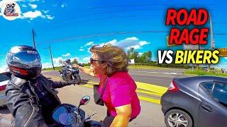 Best Motorcycle Road Rage Compilation  Karens Vs Bikers