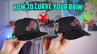 HOW TO CURVE THE BRIM ON YOUR HAT TUTORIAL  WHERE TO BUY FITTED CAPS