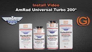 AmRad Turbo 200 Universal Motor-Run Capacitor Install with CPT and CPT Fuse Wire