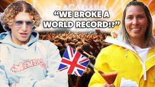 World Record Group Hug & Surprising Gstaad Guy