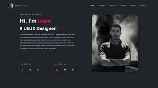 Animated Portfolio Website Using HTML CSS  FREE Source Code 