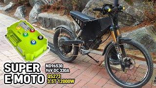 E-BIKE & Motorcycle FarDriver. I tried Monster. ND96530 QS273 3.5T 8000W Hubmotor.