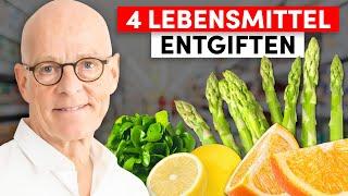 Effektiver DETOX Die 4 BESTEN Lebensmittel um den Körper zu entgiften