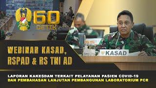 Webinar Kasad Terkait Penanganan Covid-19 serta Penyediaan Lab PCR  60 TNI AD