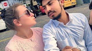 Indian selfie kissing prank in Europe...