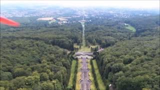 Ein Flug im Bergpark Kassel zum Herkules mit  PARROT BEBOB  Drohne