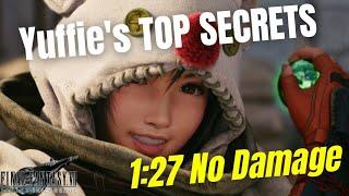 Yuffie Top Secrets in a minute No Damage  Final Fantasy VII Remake