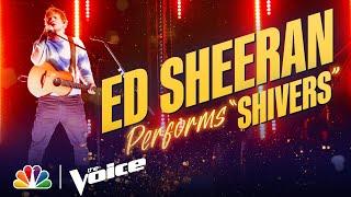 Mega Mentor Ed Sheeran Performs Shivers  NBCs The Voice Live Finale 2021