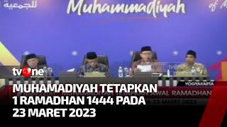 Muhammadiyah Tetapkan Awal Ramadhan Jatuh Pada 23 Maret 2023  Kabar Petang tvOne