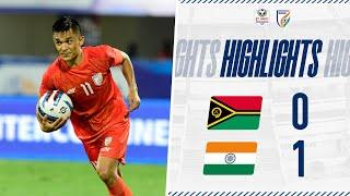 Vanuatu 0-1 India  Hero Intercontinental Cup 2023  Full Highlights