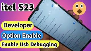 How to enable developer option in itel S23