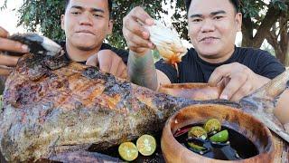 OUTDOOR COOKING  BUNTOT NG TUNA INASAL MUKBANG HD