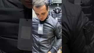 Мужской пилот бомбер демисезонныйкуртка на резинке в машину черная9037802035куртки оптом Москва