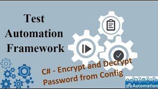 C# How to Encrypt or Decrypt Password from Config files