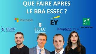 Que faire après le BBA de lESSEC ?