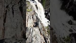 Lets Look Down Edge of Elgåfossen Waterfall 