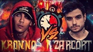 ZARCORT VS KRONNO  RAPEANDO MAS RAPIDO QUE... REMIX DJ STEVE