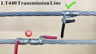 How To Properly Joint Electricity Meter Wire with LT440 Transmission Line - Amazing Idea