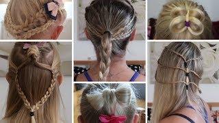 13 Easy Hairstyles   PROSTE ŁATWE SZYBKIE FRYZURY