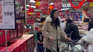 Grocery Shopping  in China  Beautiful Weather️