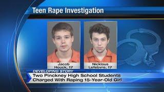 2 high school students charged with rape of 15-year-old girl