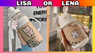 LISA OR LENA   Water Bottle  Choose your favourite guys 