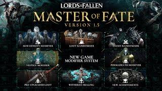 Master Of Fate Version 1.5 UPDATE New Weapons Armors Skills - Lords Of The Fallen