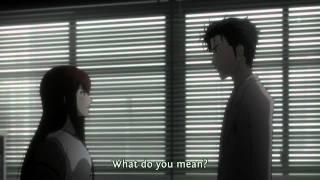 Okabe and Kurisu Emotional Scene