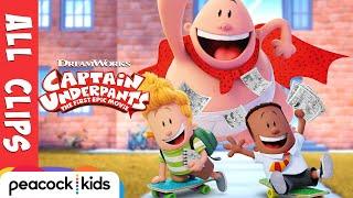 Captain Underpants ALL CLIPS Official  CAPTAIN UNDERPANTS THE FIRST EPIC MOVIE