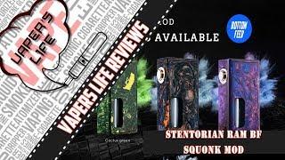 Обзор Stentorian Ram BF Squonker mod  папироска.рф  Очень стильный сквонк