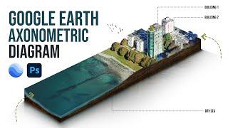 Google Earth 3D Architecture diagram Quickest Method Step-by-Step