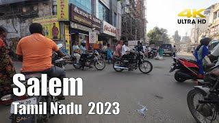 【India Drive 4K】Salem Tamil Nadu 2023