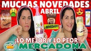 MUCHAS NOVEDADES MERCADONA ABRIL¡LO MEJORY LO PEORQUE COMPRÉ Y PROBÉ