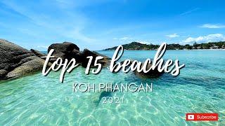 Ultimate Guide to Koh Phangans Top 15 Beaches in Stunning 4K  เกาะพะงัน  Beach Paradise 