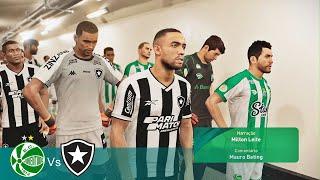 Juventude Vs Botafogo  PES2021  Brasileirão 2024  FHD  PS5