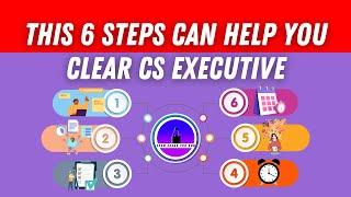 The only 6 steps that can help you clear CS Executive  ⏰  ⏰