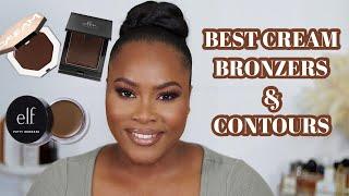 BEST CREAM BRONZERS & CREAM CONTOURS FOR DARK SKIN  ELF FENTY BEAUTY & MORE + SWATCHES 2021