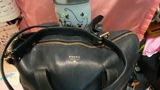 WHAT’s IN MY PURSE- Fossil Sydney Satchel PLANNER and MARMIE Style 