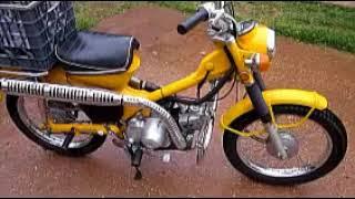 video Modiikasi Motor Trail Generasi Tahun 1970  Honda Ct90