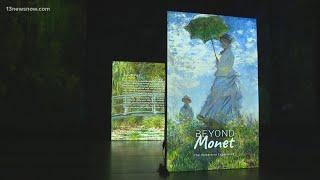 Immersive Monet artwork exhibit opens in Virginia Beach