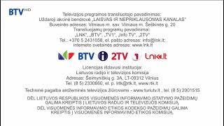 BTV Lithuania - Sign off 23 July 2021