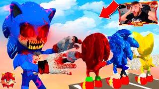 TEAM SONIC LA PELICULA vs SONIC.EXE LA PELICULA *MUY EPICO*   TEARDOWN LEON PICARON