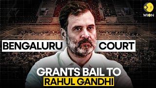 Rahul Gandhi appears before Bengaluru court in defamation case granted bail  WION Originals
