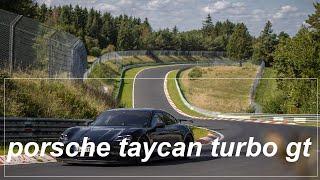 2024 Porsche Taycan Turbo GT met Weissach Package versus de Nürburgring Nordschleife - AutoGids
